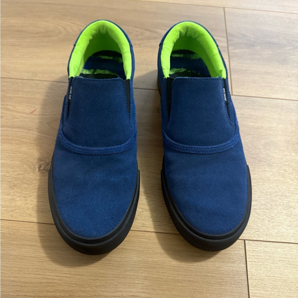 Nike SB Blue Slip-On Shoes